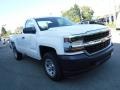 Summit White - Silverado 1500 WT Regular Cab 4x4 Photo No. 6