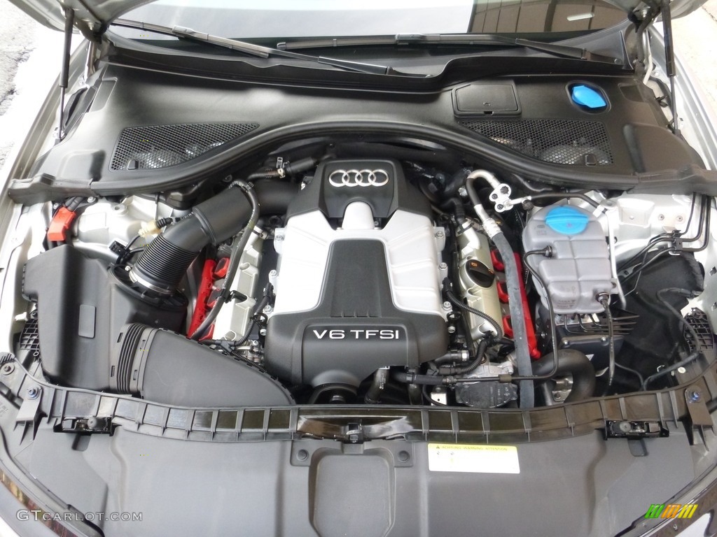 2012 A6 3.0T quattro Sedan - Ice Silver Metallic / Black photo #33