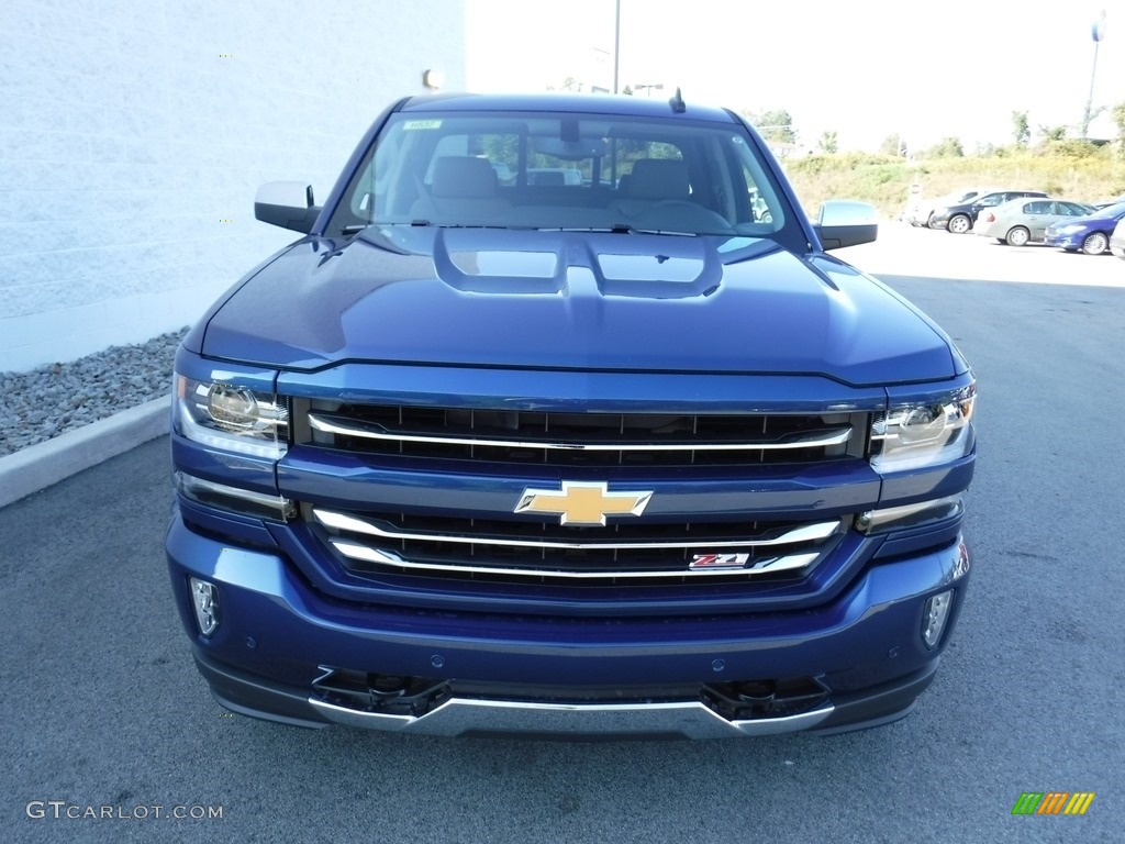 2017 Silverado 1500 LTZ Double Cab 4x4 - Deep Ocean Blue Metallic / Cocoa/­Dune photo #5