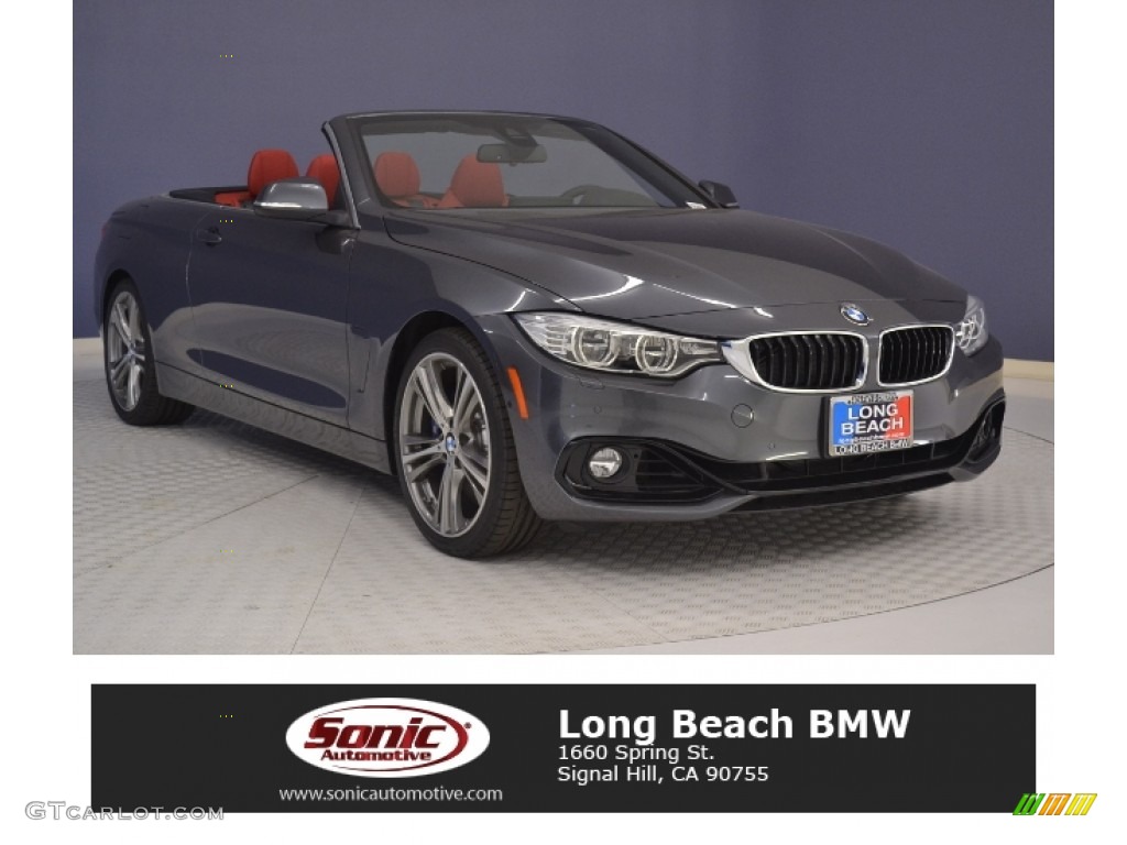 2017 4 Series 440i Convertible - Mineral Grey Metallic / Black photo #1