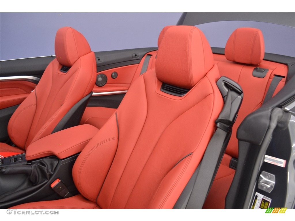 Black Interior 2017 BMW 4 Series 440i Convertible Photo #116072071