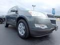 2011 Steel Green Metallic Chevrolet Traverse LT AWD  photo #12