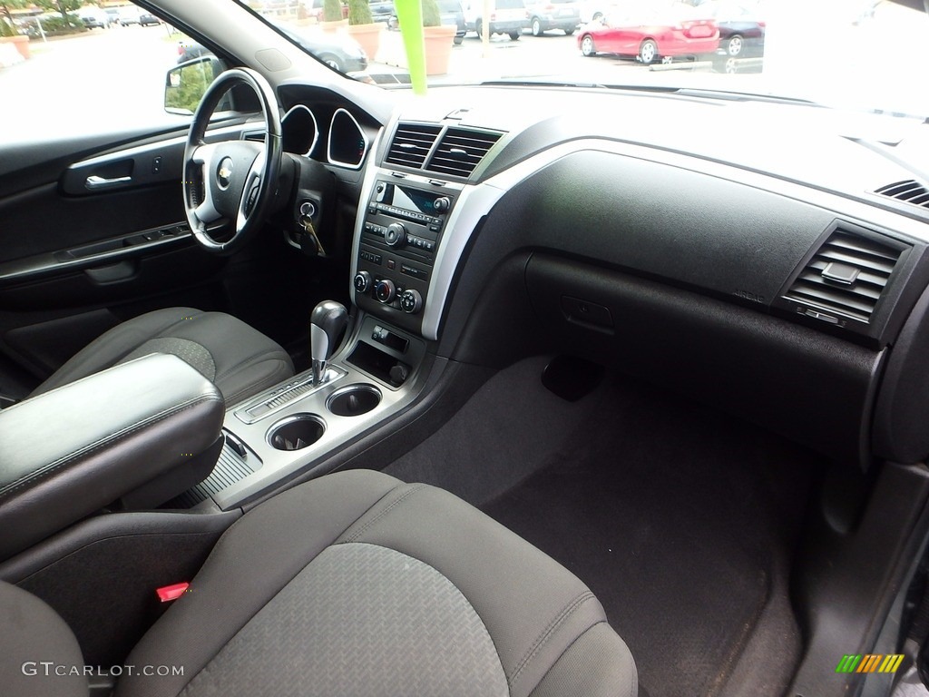 2011 Traverse LT AWD - Steel Green Metallic / Ebony/Ebony photo #16