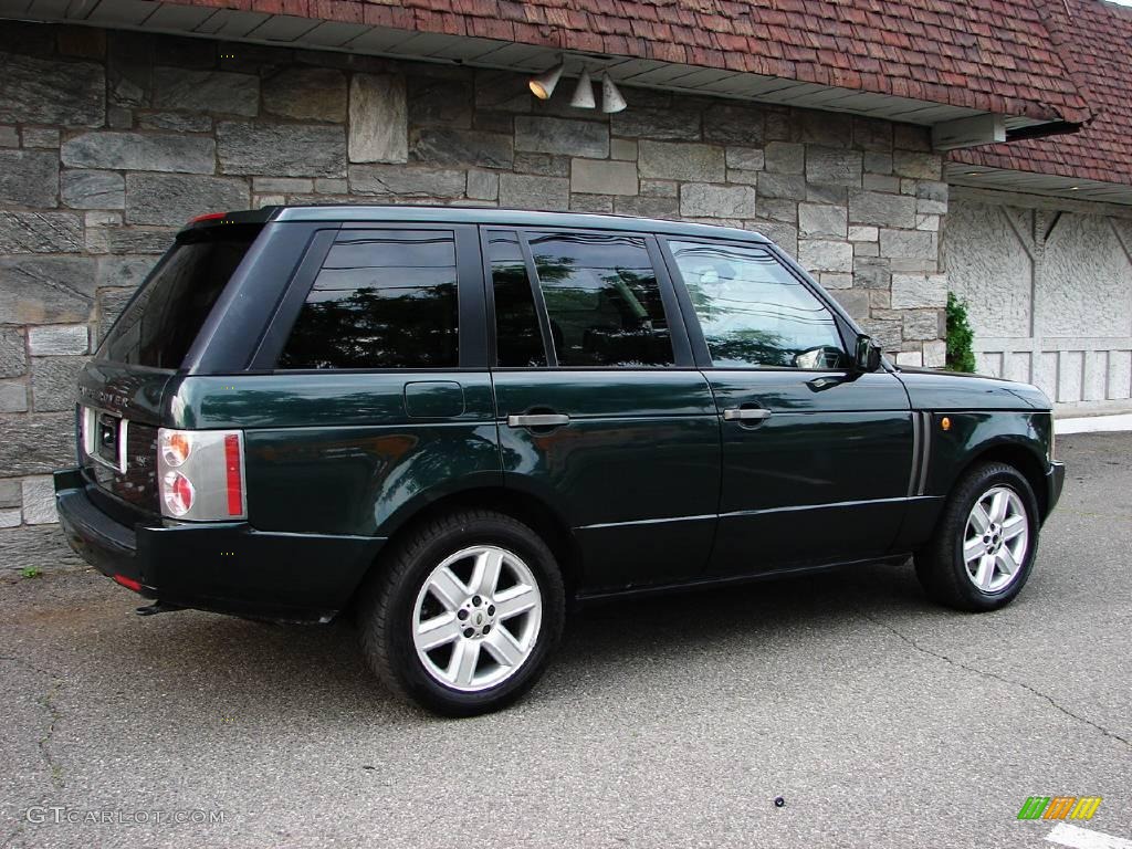 2004 Range Rover HSE - Epsom Green Metallic / Sand/Jet Black photo #5
