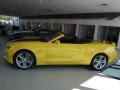 2017 Bright Yellow Chevrolet Camaro LT Convertible  photo #3