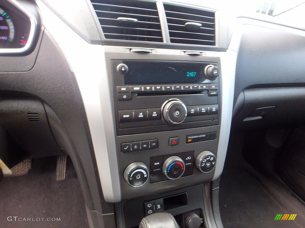 2011 Traverse LT AWD - Steel Green Metallic / Ebony/Ebony photo #28