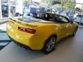 Bright Yellow - Camaro LT Convertible Photo No. 13