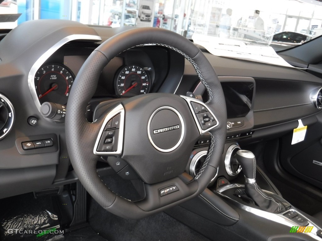2017 Chevrolet Camaro LT Convertible Jet Black Dashboard Photo #116072751