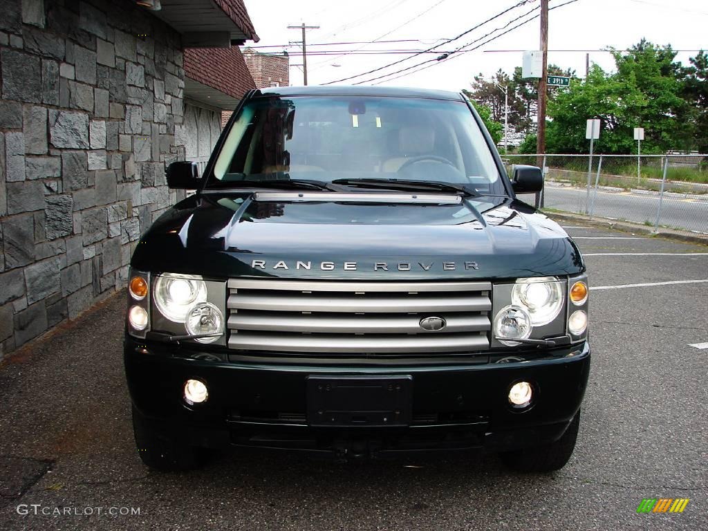 2004 Range Rover HSE - Epsom Green Metallic / Sand/Jet Black photo #9