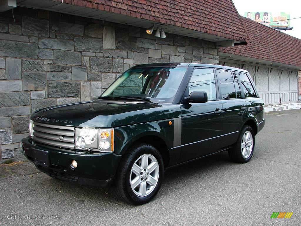 2004 Range Rover HSE - Epsom Green Metallic / Sand/Jet Black photo #10