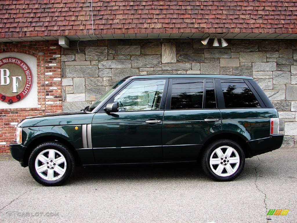 2004 Range Rover HSE - Epsom Green Metallic / Sand/Jet Black photo #11