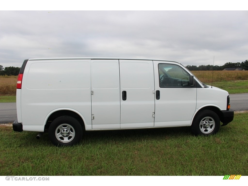 2008 Express 1500 Cargo Van - Summit White / Medium Pewter photo #3