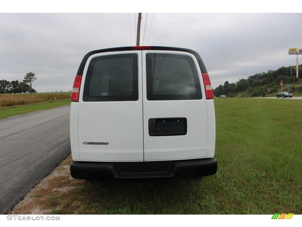 2008 Express 1500 Cargo Van - Summit White / Medium Pewter photo #4