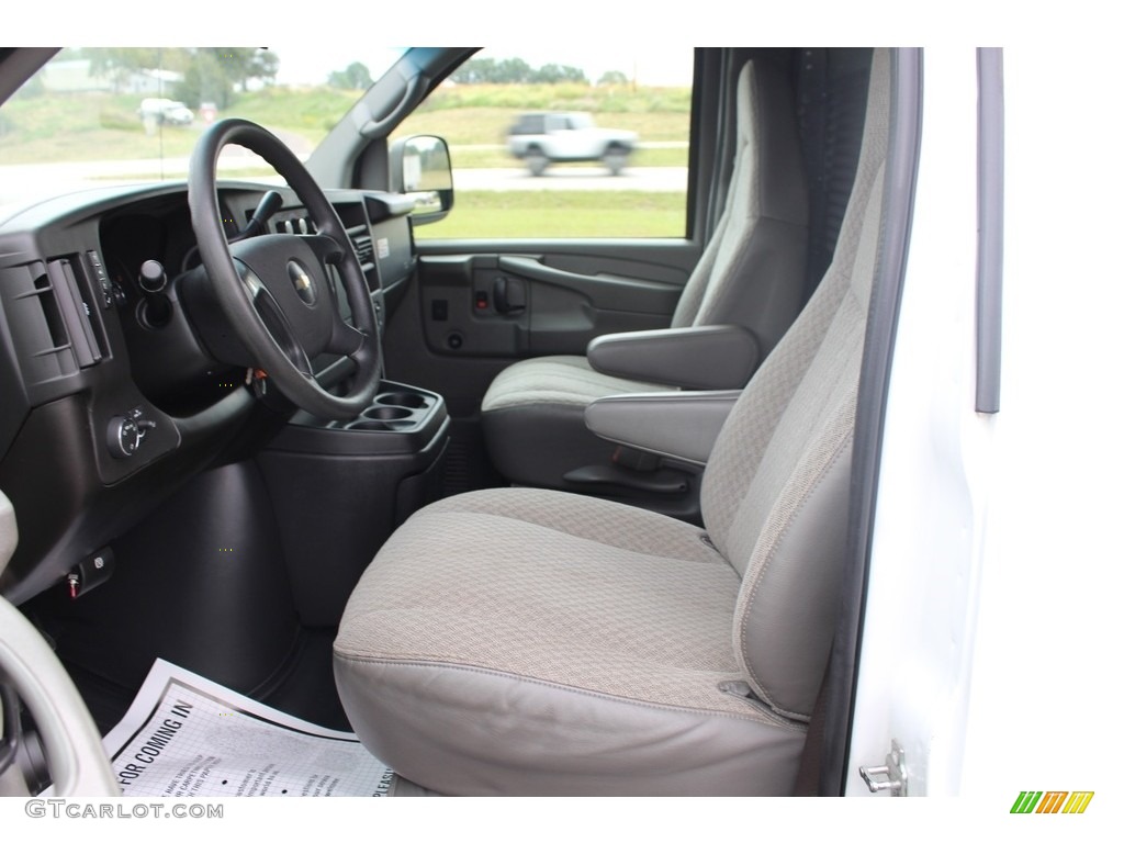 2008 Express 1500 Cargo Van - Summit White / Medium Pewter photo #8