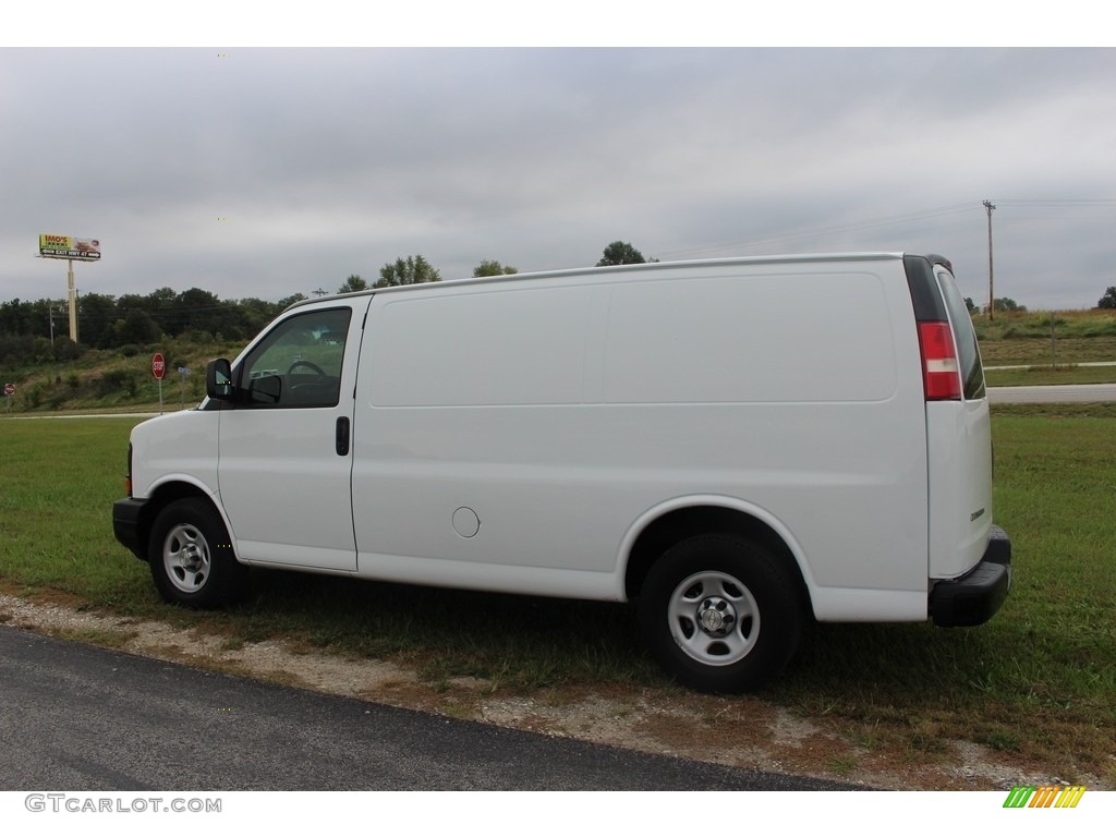 2008 Express 1500 Cargo Van - Summit White / Medium Pewter photo #33
