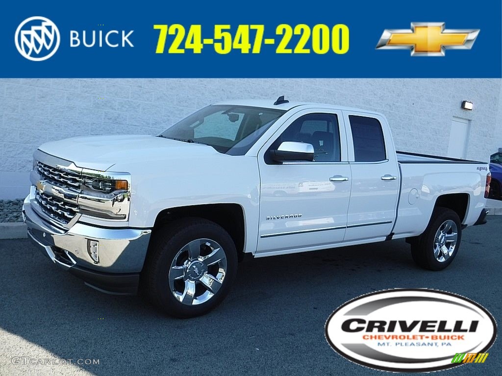 2017 Silverado 1500 LTZ Double Cab 4x4 - Summit White / Jet Black photo #1