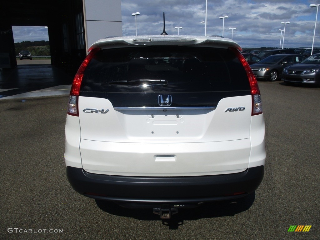 2014 CR-V EX-L AWD - White Diamond Pearl / Beige photo #3
