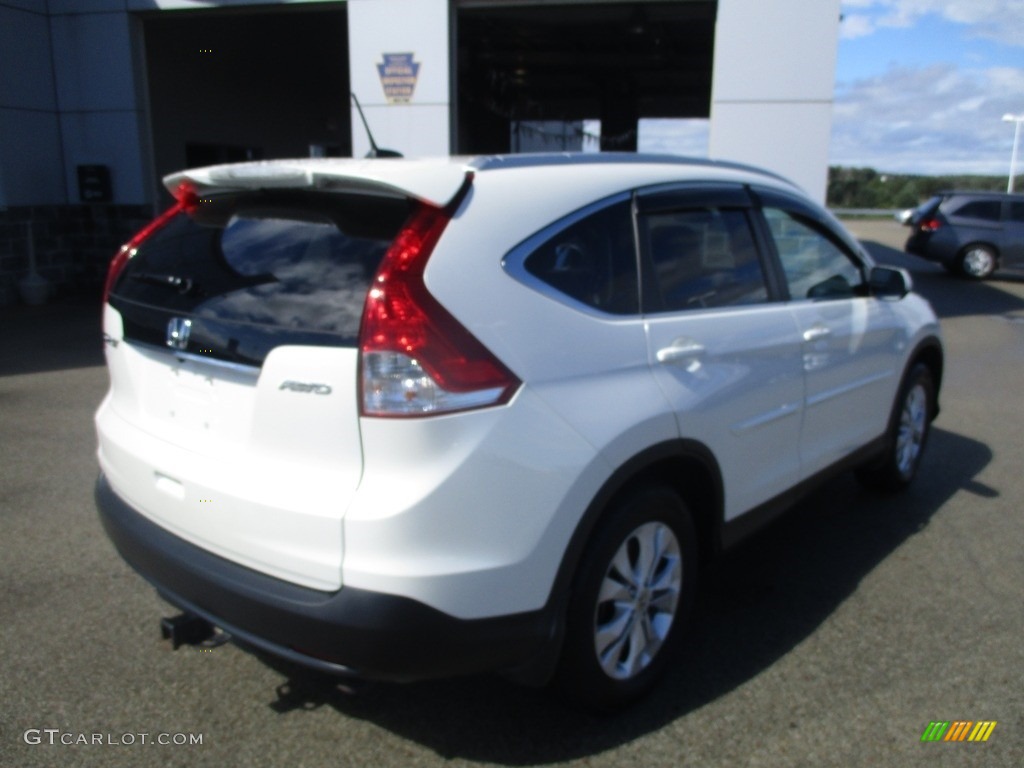 2014 CR-V EX-L AWD - White Diamond Pearl / Beige photo #18