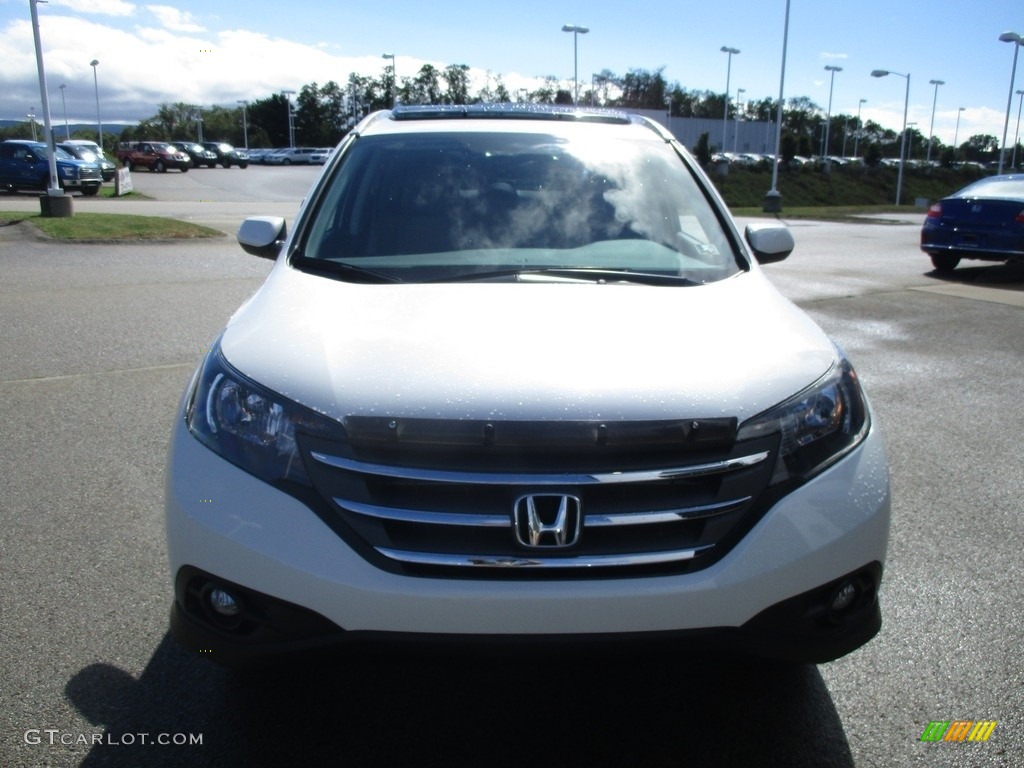 2014 CR-V EX-L AWD - White Diamond Pearl / Beige photo #19