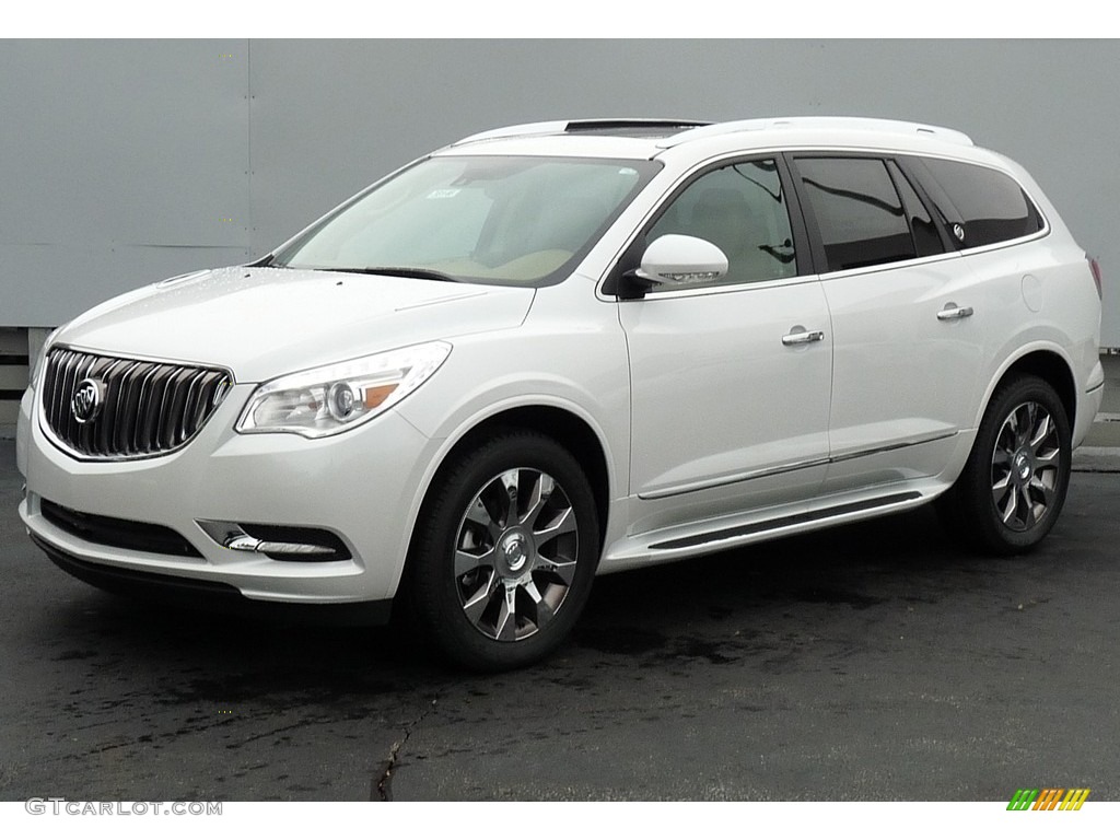 2017 Enclave Premium AWD - White Frost Tricoat / Choccachino photo #1