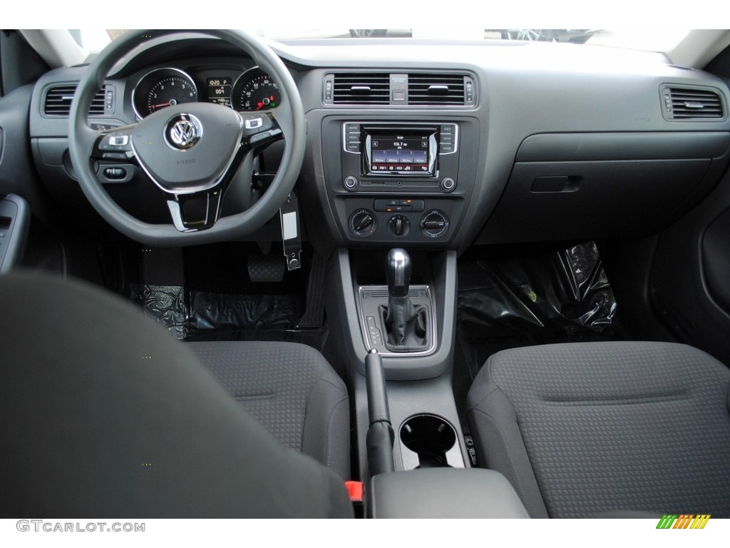 2016 Jetta S - Silk Blue Metallic / Titan Black photo #13