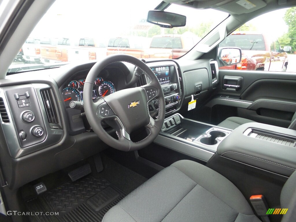 2017 Silverado 1500 LT Double Cab 4x4 - Silver Ice Metallic / Jet Black photo #6