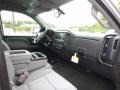 2017 Silver Ice Metallic Chevrolet Silverado 1500 Custom Double Cab 4x4  photo #5