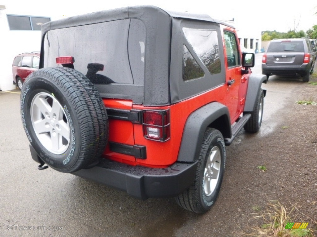 2017 Wrangler Sport 4x4 - Firecracker Red / Black photo #6