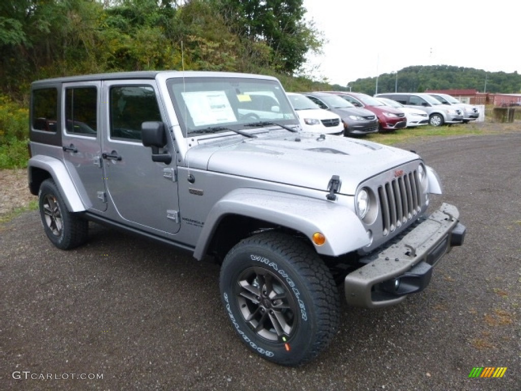 Billet Silver Metallic 2017 Jeep Wrangler Unlimited Sahara 4x4 Exterior Photo #116079317