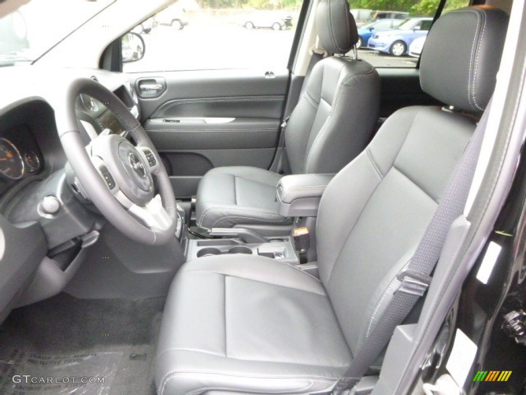 Dark Slate Gray Interior 2017 Jeep Compass High Altitude 4x4 Photo #116079680