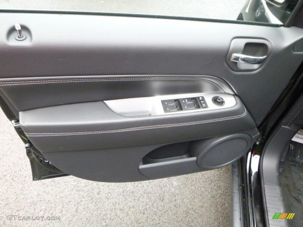 2017 Jeep Compass High Altitude 4x4 Dark Slate Gray Door Panel Photo #116079683