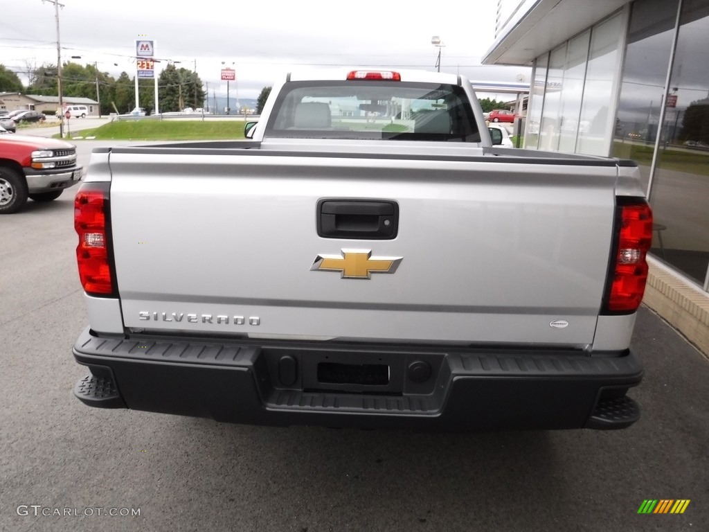 2017 Silverado 1500 WT Regular Cab 4x4 - Silver Ice Metallic / Dark Ash/Jet Black photo #7