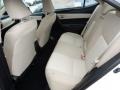 2016 Toyota Corolla Ivory Interior Rear Seat Photo