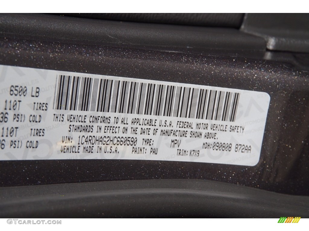 2017 Durango Color Code PAU for Granite Metallic Photo #116082053