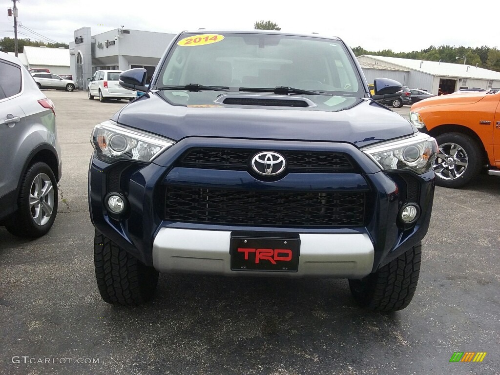 2014 4Runner Trail 4x4 - Nautical Blue Metallic / Black photo #4