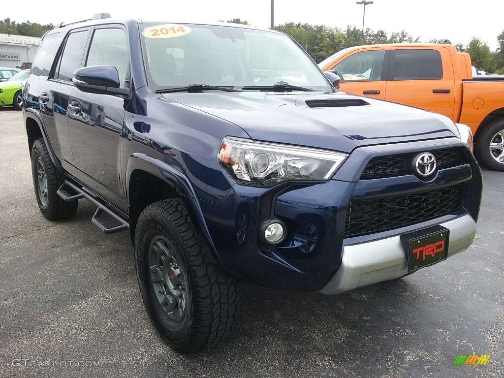 2014 4Runner Trail 4x4 - Nautical Blue Metallic / Black photo #5