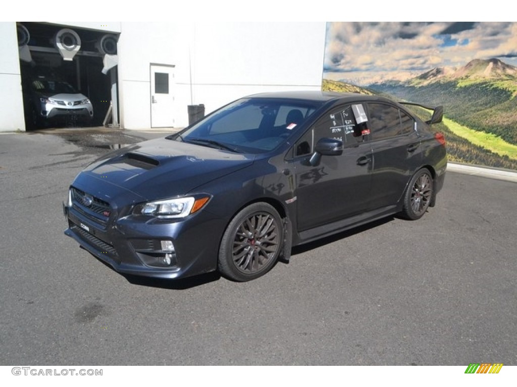 Dark Gray Metallic 2016 Subaru WRX STI Exterior Photo #116082698