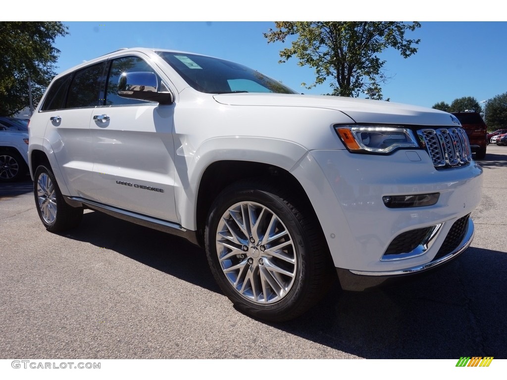 Bright White 2017 Jeep Grand Cherokee Summit Exterior Photo #116083328