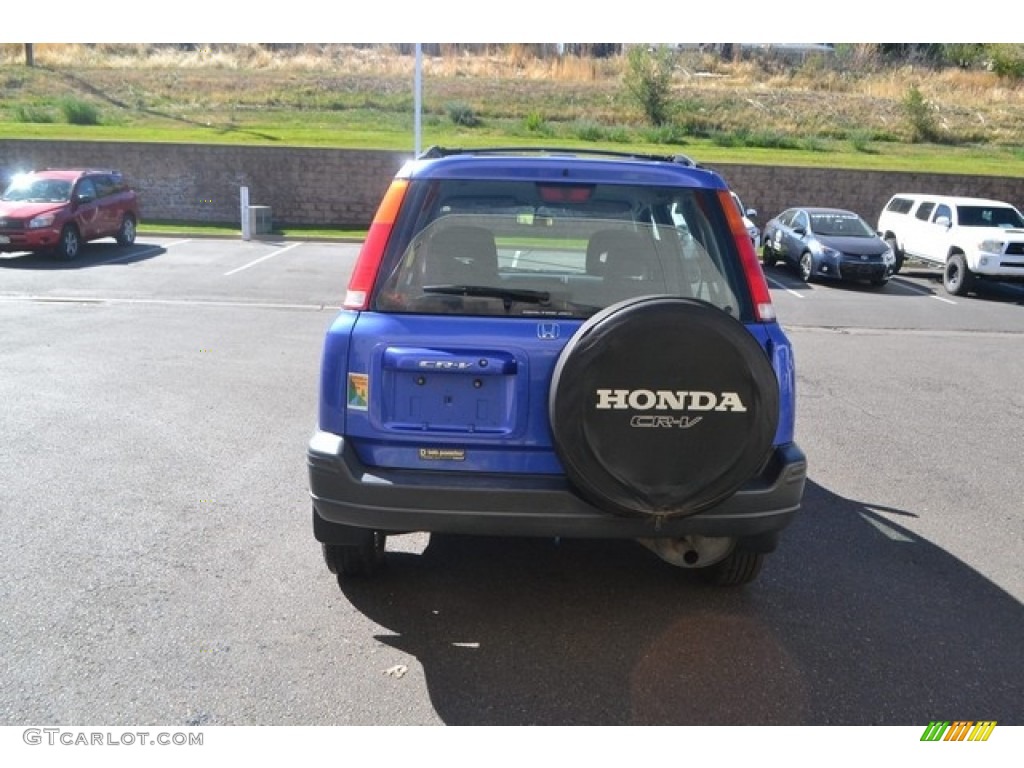 2001 CR-V EX 4WD - Electron Blue Metallic / Dark Gray photo #3