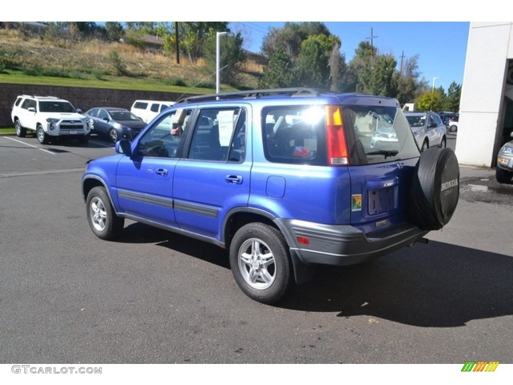 2001 CR-V EX 4WD - Electron Blue Metallic / Dark Gray photo #4