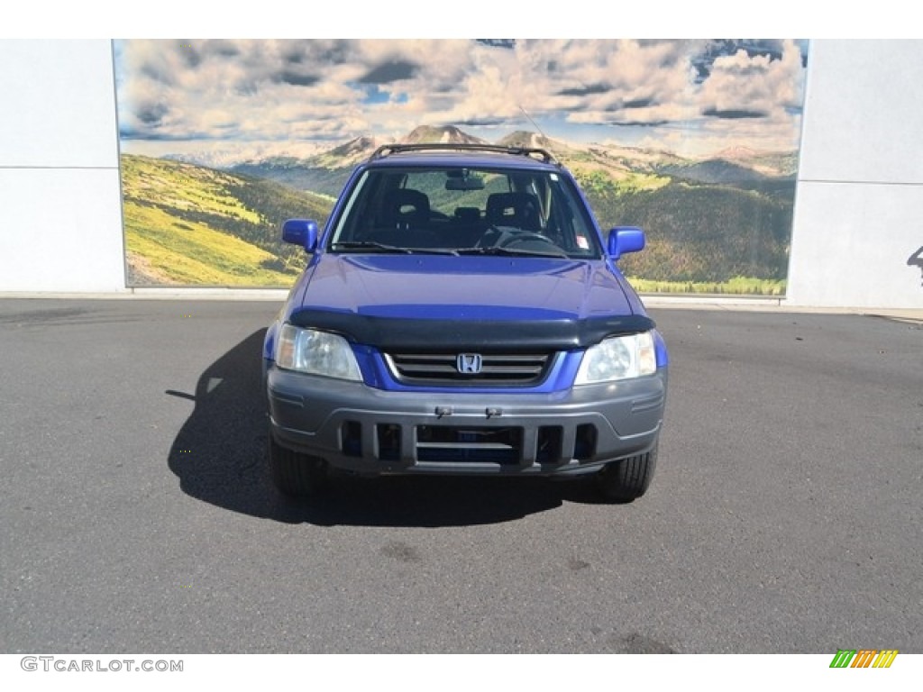 2001 CR-V EX 4WD - Electron Blue Metallic / Dark Gray photo #6