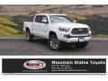 2017 Super White Toyota Tacoma Limited Double Cab 4x4  photo #1