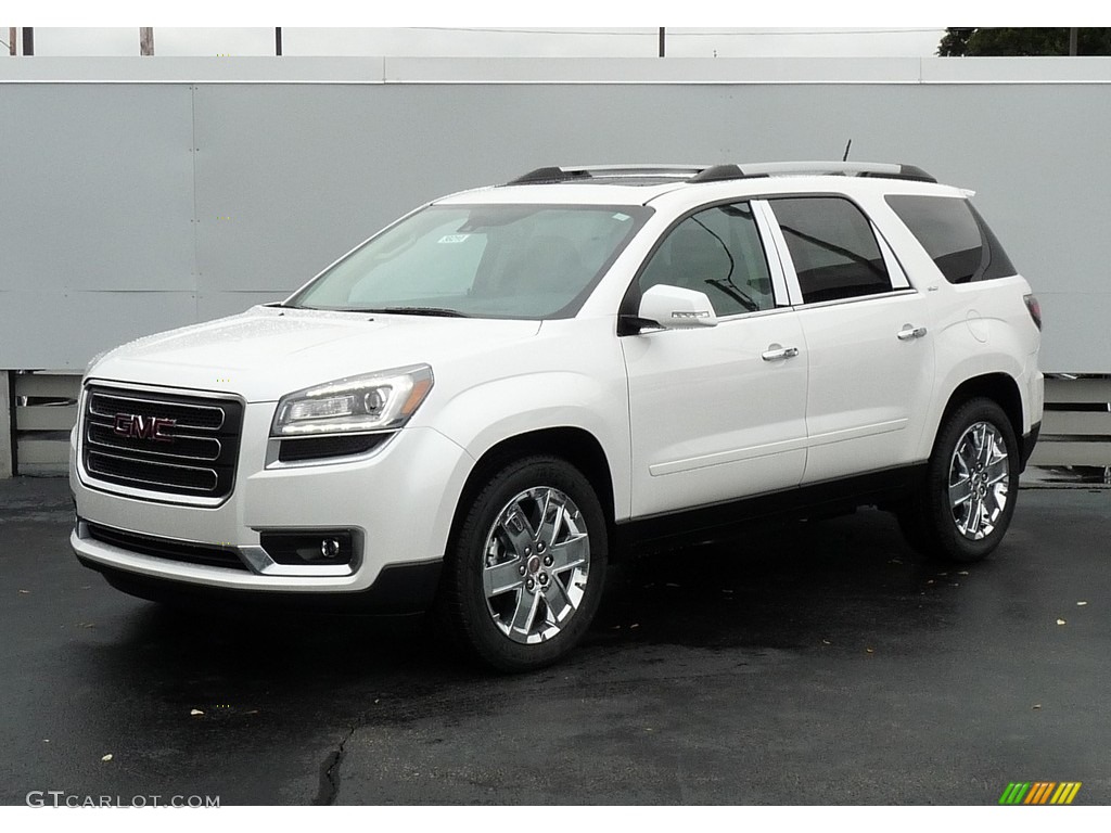 White Frost Tricoat GMC Acadia Limited