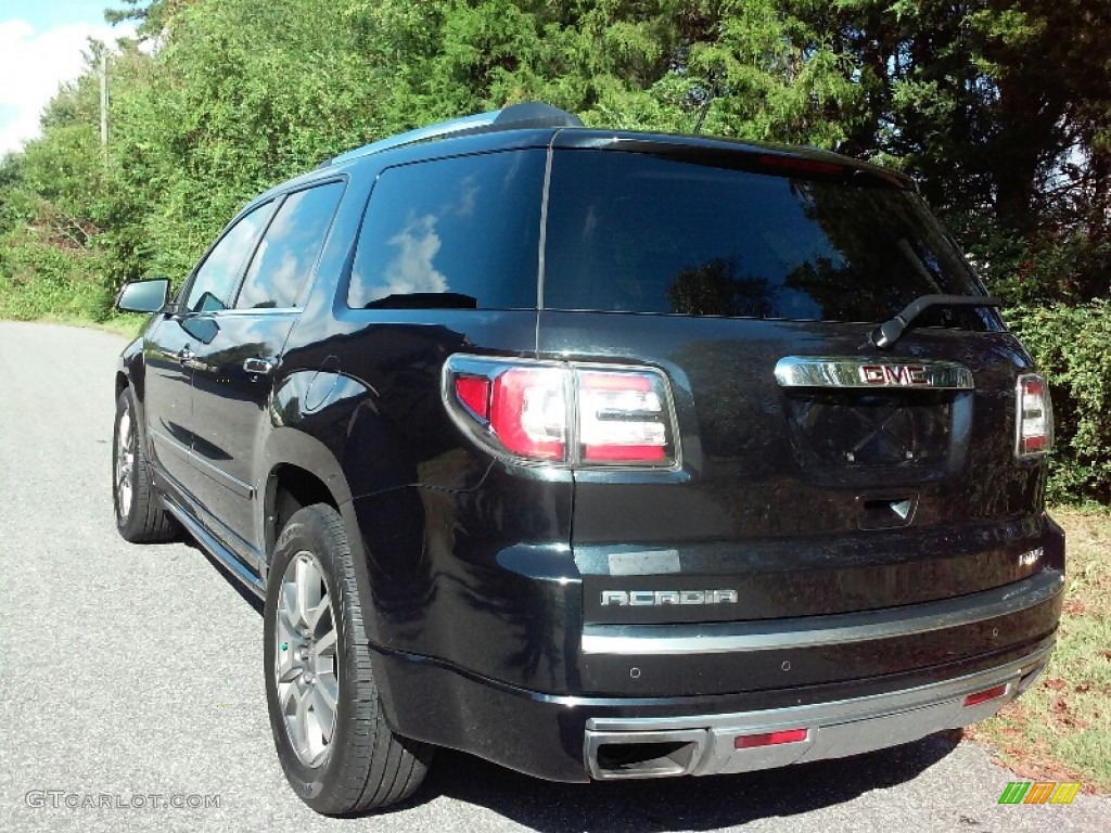 2013 Acadia Denali AWD - Carbon Black Metallic / Ebony photo #8