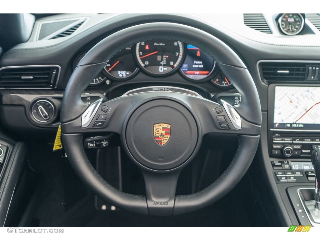 2016 Porsche 911 Turbo Cabriolet Steering Wheel Photos