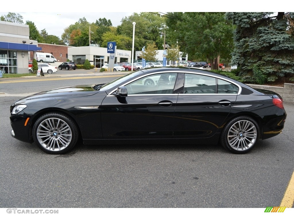 Jet Black 2016 BMW 6 Series 650i xDrive Gran Coupe Exterior Photo #116089358