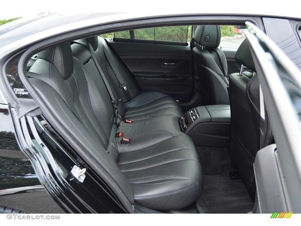 2016 BMW 6 Series 650i xDrive Gran Coupe Rear Seat Photos