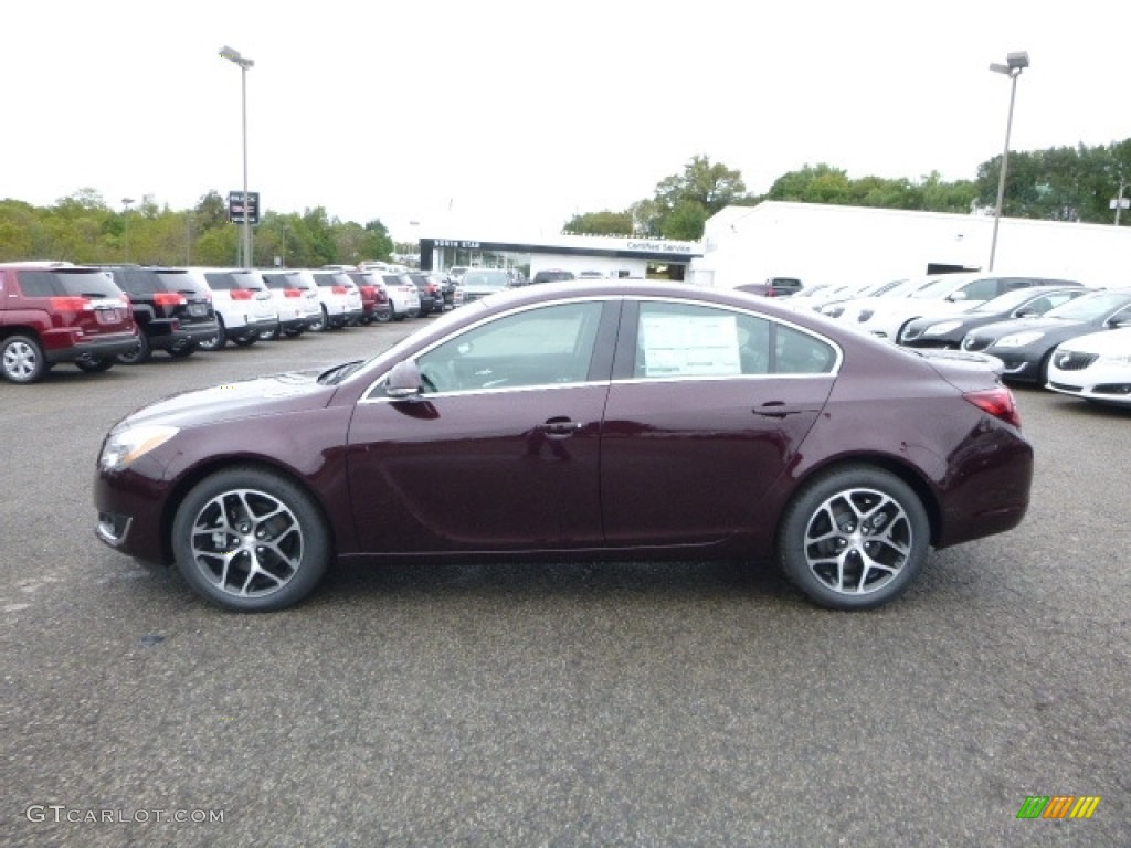 Black Cherry Metallic 2017 Buick Regal Sport Touring Exterior Photo #116089832