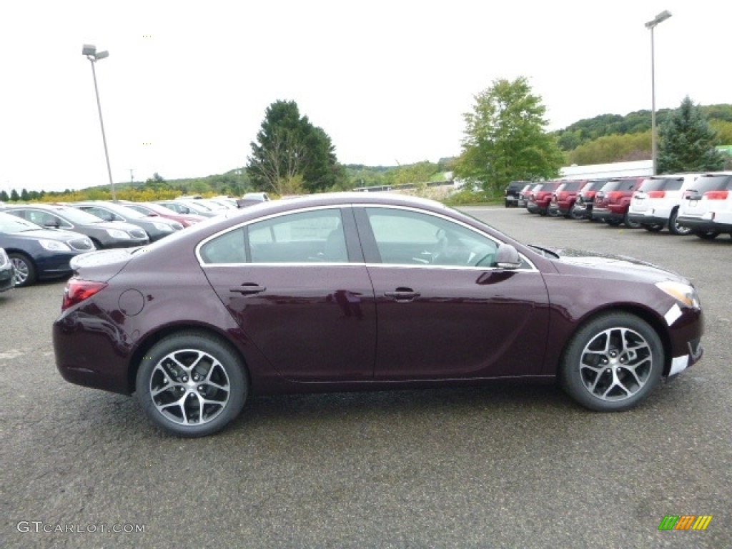 Black Cherry Metallic 2017 Buick Regal Sport Touring Exterior Photo #116089910