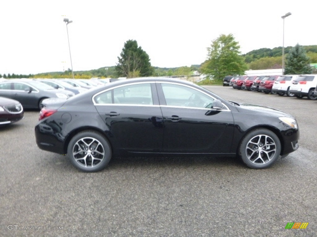 Ebony Twilight Metallic 2017 Buick Regal Sport Touring Exterior Photo #116090276